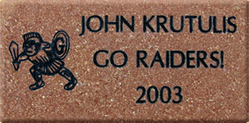 Raiders Donor Brick