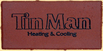 Tin Man Engraved Brick