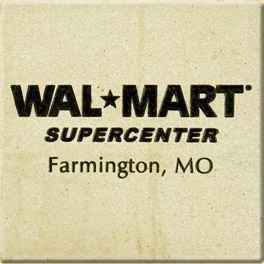 Walmart Laser Engraved Brick